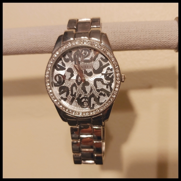 monaco Accessories - Monaco Animal Print Statement Watch